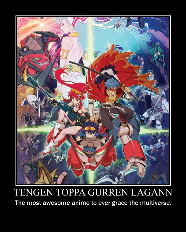 Tengen Toppa Gurren Lagann Movie Lagann-Hen Anime Poster