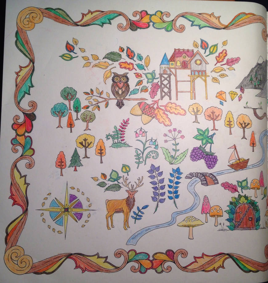 Enchanted Forest - Map Page 1 by WaywardFellar on DeviantArt