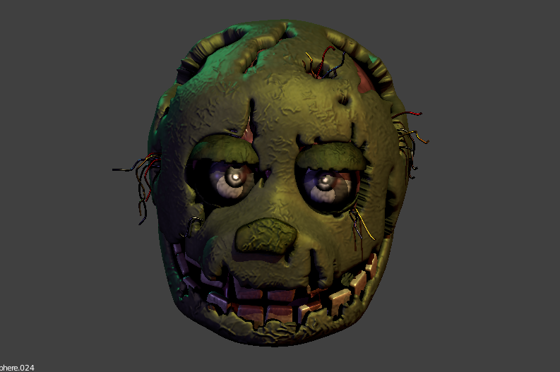 Springtrap model W.I.P by SprinGoldy64 on DeviantArt