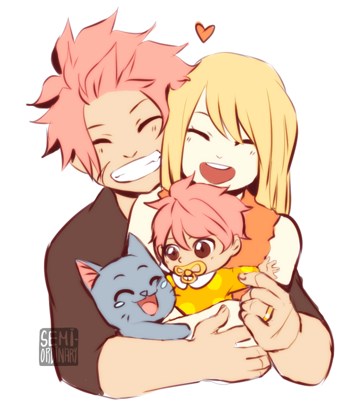 pic Lucy X Natsu Family natsu and lucy family by semi ordinary