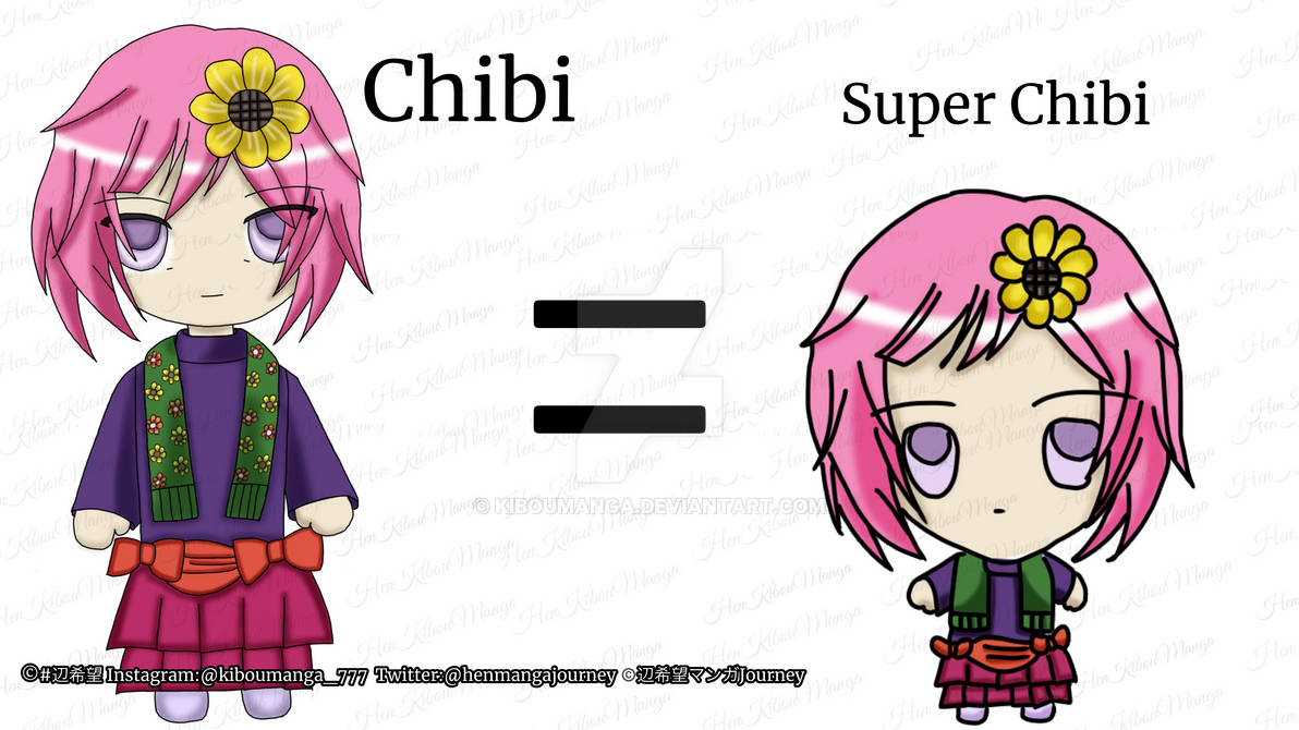 Vs Chibi Racket My OCS-Hana Super Chibi Vs Chibi Comparison by KibouManga on DeviantArt