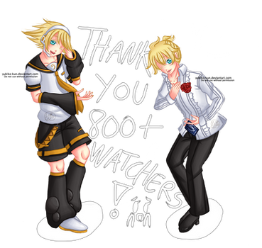 - THANK YOU 800 PLUS WATCHERS -