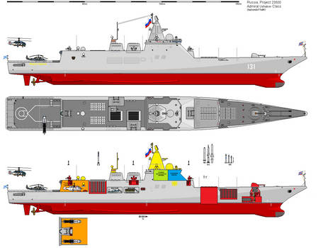 Admiral Ushakov Cruiser Pr 23500 by NascimentoBR
