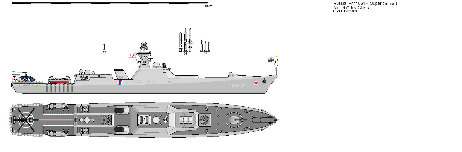 Alexei Orlov Class Pr 11661M Super Gepard Frigate by NaScImEnTToBR on ...