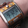 Steampunk Digital WIFI Watch