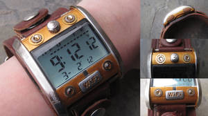 Steampunk Digital WIFI Watch