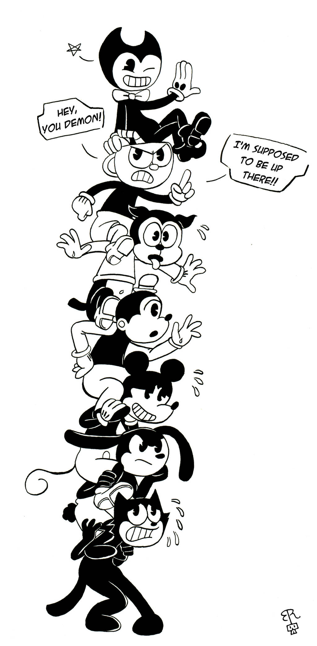 Tower Of Toons by Piddies0709
