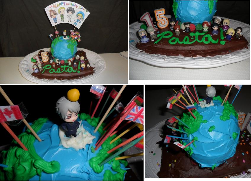 My Hetalia cake by ZeldaKinz