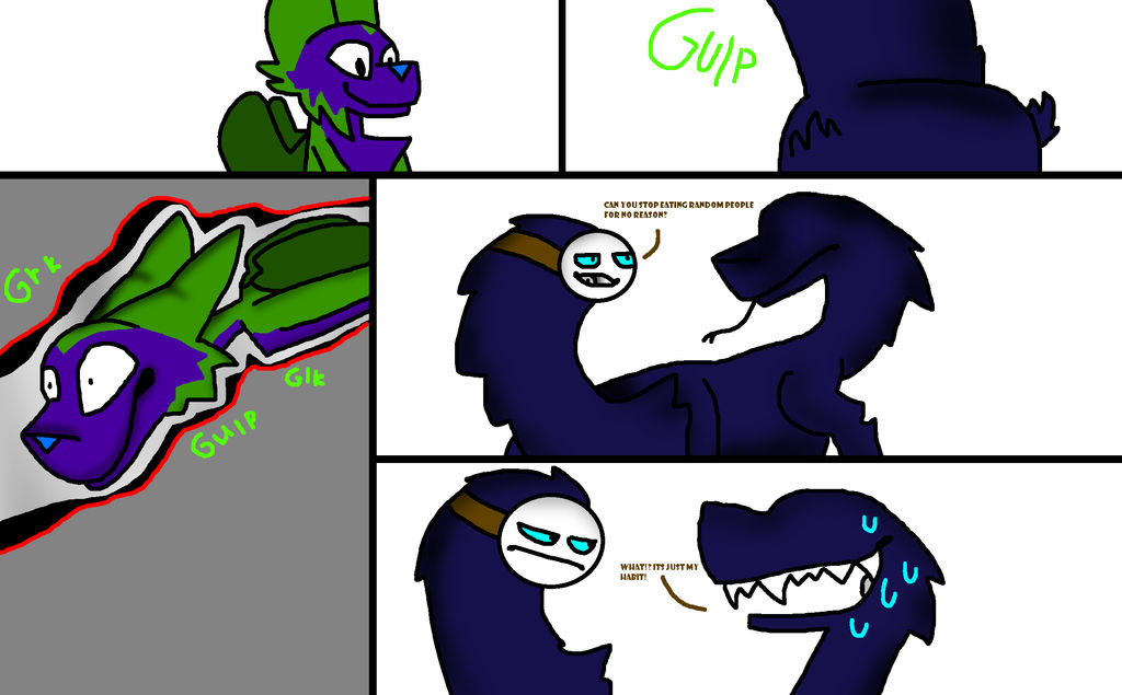 Tail troubles Spectre tail vore by chelsann2009 on DeviantArt