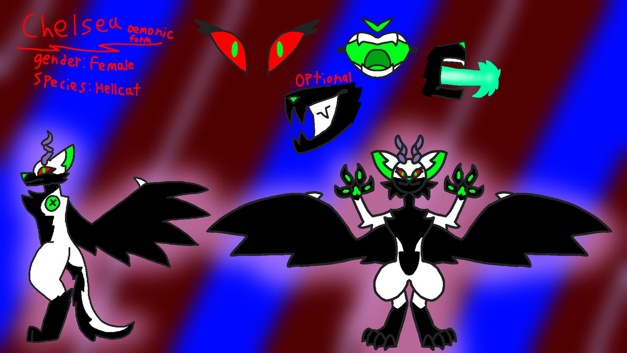 Demonic Plus Reference Chelsea (Demonic) Refs || Reference sheet by chelsann2009 on DeviantArt