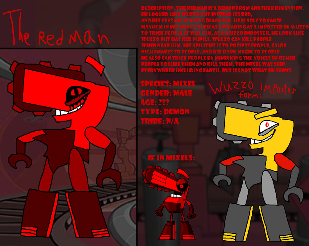 The Redman || Design by chelsann2009 on DeviantArt
