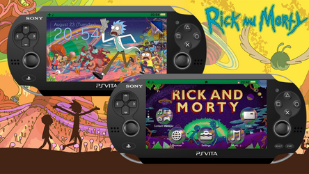 Rick and Morty [PS Vita Custom Theme)