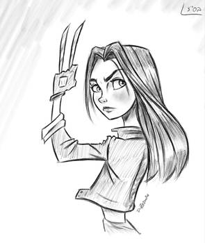 Laura Kinney for inktober 23