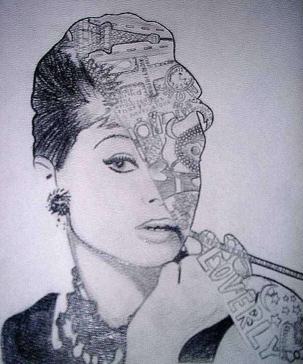 Audrey Hepburn Half Face By Lgsrubyslippers On Deviantart Audrey Hepburn Half Face By Lgsrubyslippers On Deviantart