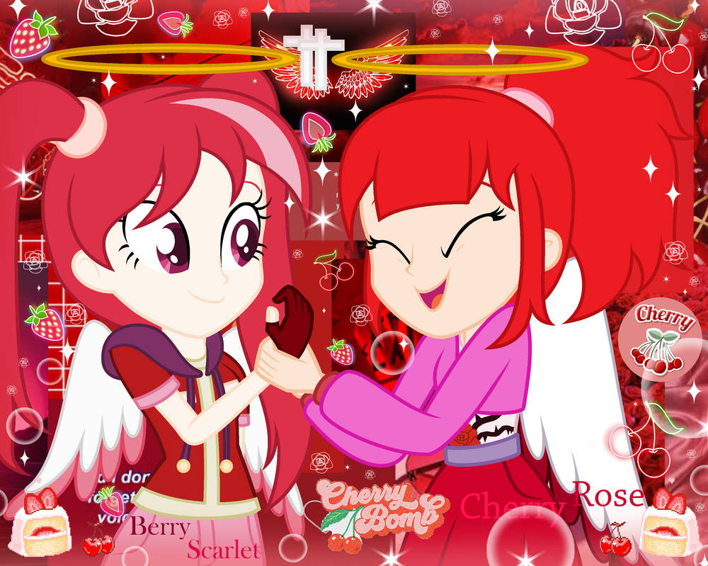 Cherry X Raspberry {ET} Cherry Rose and Berry Scarlet by Abkylover2019 on DeviantArt