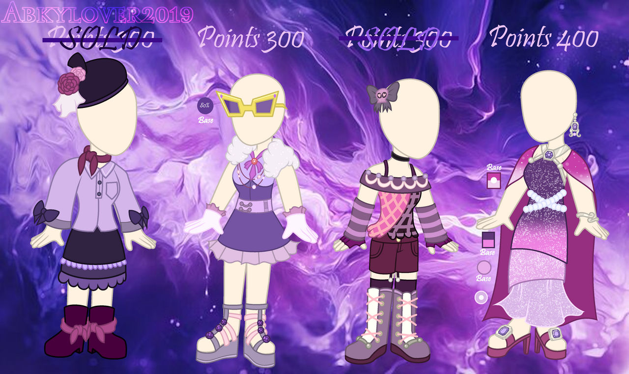 Adoptable Outfit - Purple (OPEN) by Abkylover2019 on DeviantArt