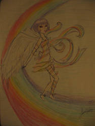 rainbow angel