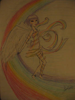 rainbow angel