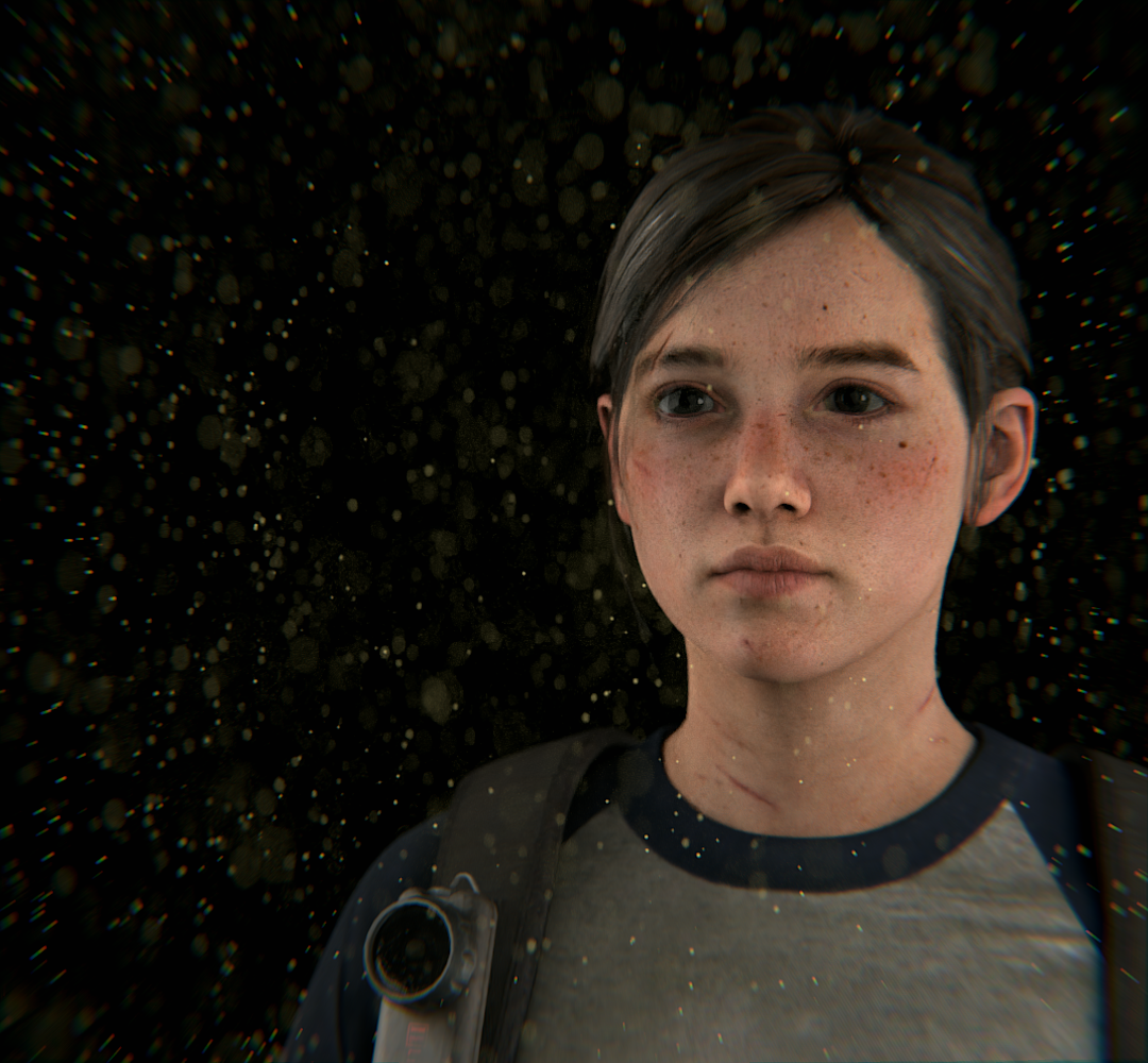 Blender/TLOU2) Ellie stares into your soul by R-James3D on DeviantArt