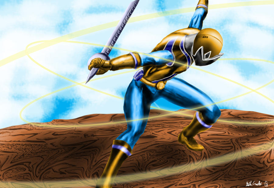 Gold Ranger by goldenmurals on DeviantArt