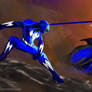 Blue Power Ranger Fan Art