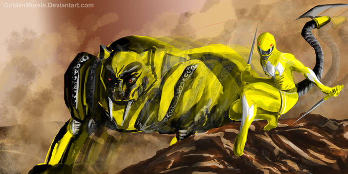 Yellow Power Ranger Fan Art