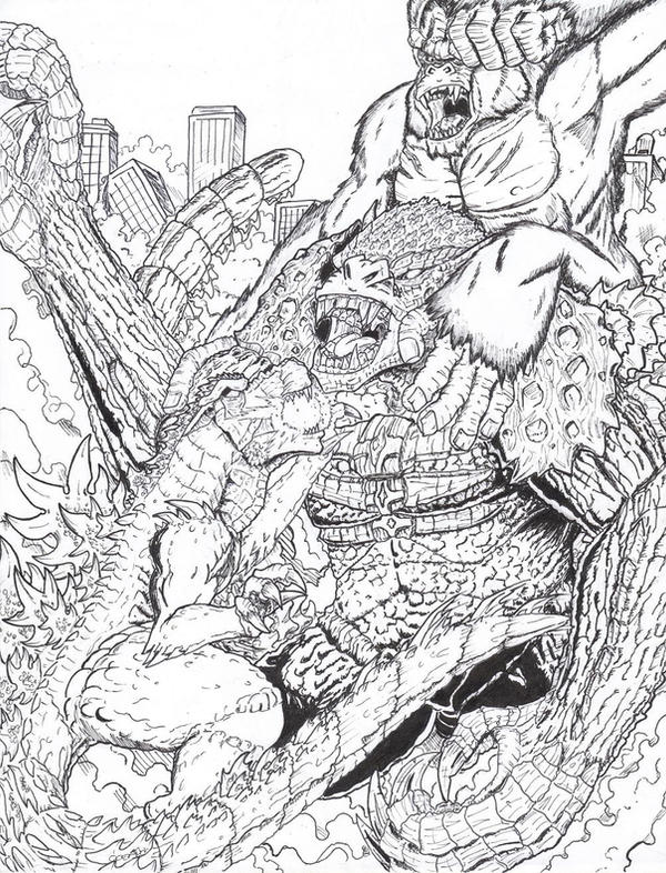 godzilla kingkong vs kongzilla by deadpoolrus on deviantart
