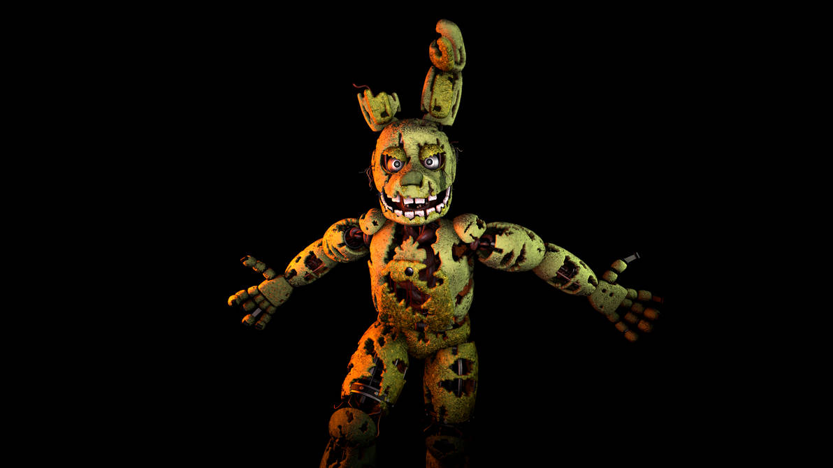 Springtrap Poster by WhispyGaming on DeviantArt