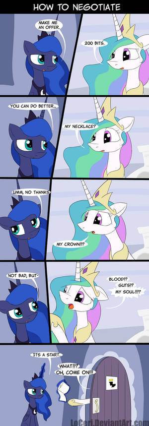 MLP How to Negotiate