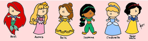 disney-princesses dolls