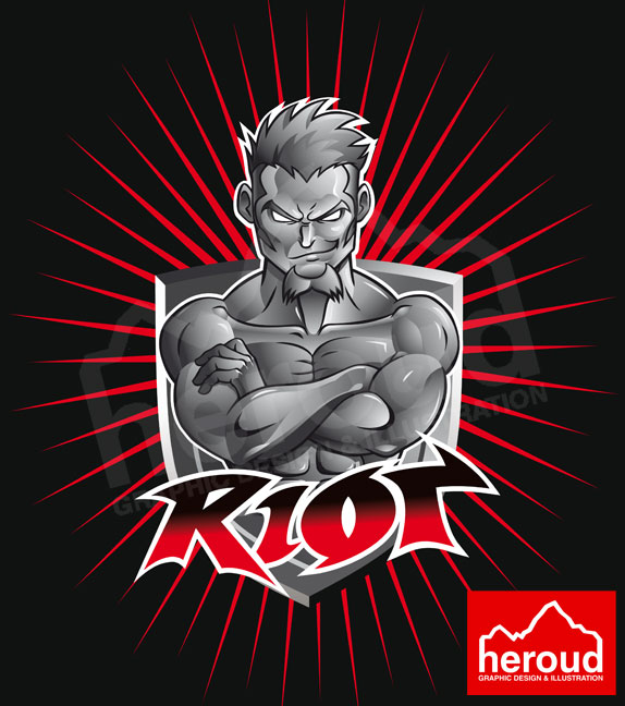 RIOT Logo Design by heroud