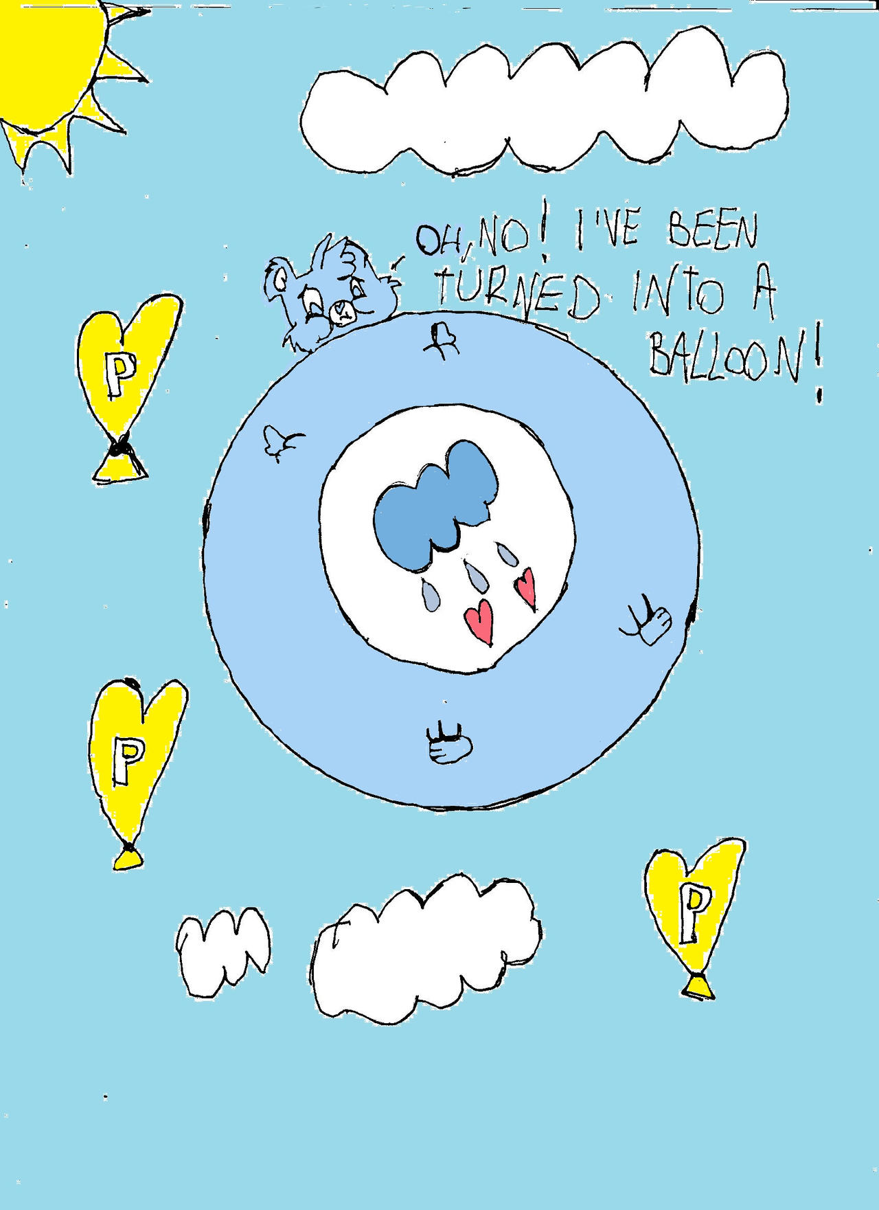 Grumpy Balloon by OfSunshineAndRainbow on DeviantArt