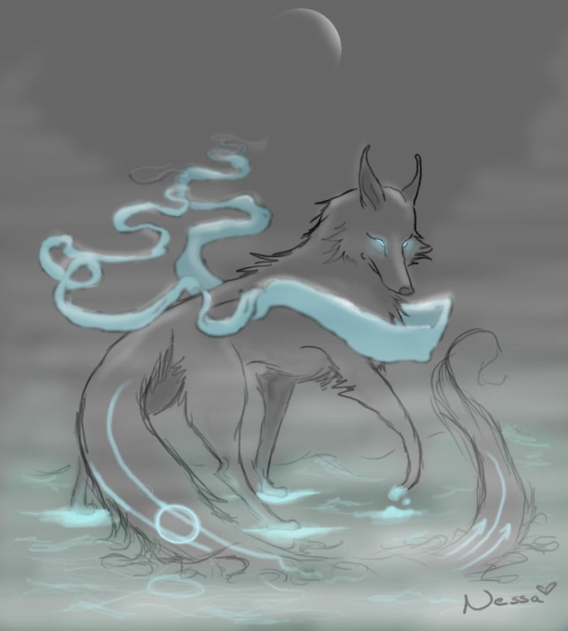 Elemental wolf contest - water by HolyFrap on DeviantArt