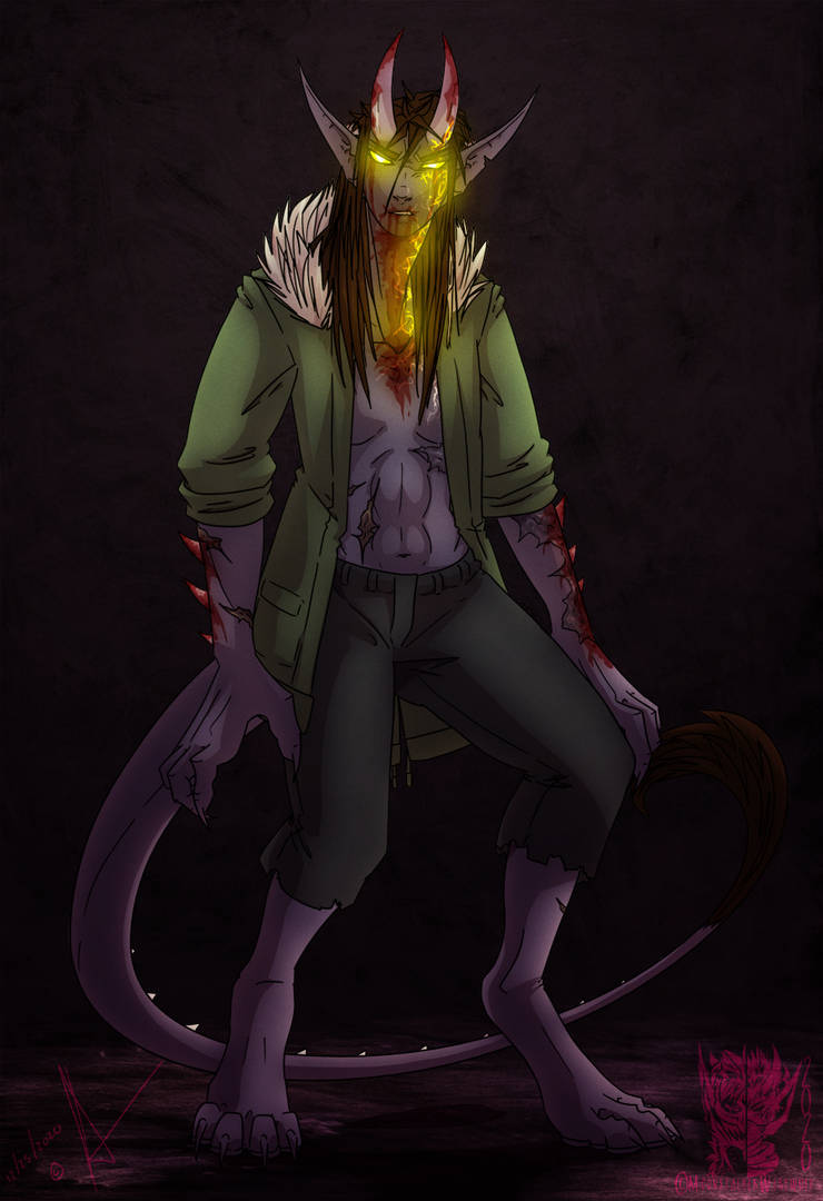 Angry Purple Devil by MoonstalkerWerewolf on DeviantArt