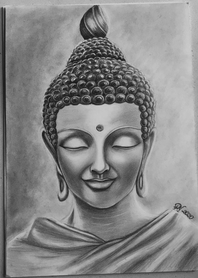 Buddha drawing by RomutesDrawings on DeviantArt