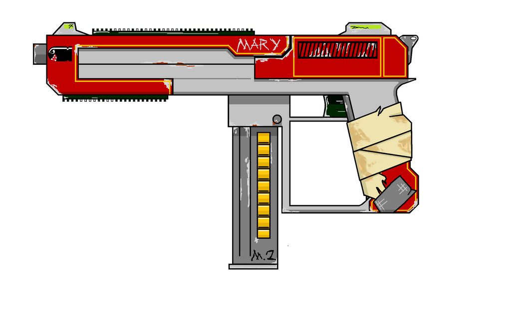 Red Machine Gun Red machine pistol modified by Wookieecock on DeviantArt