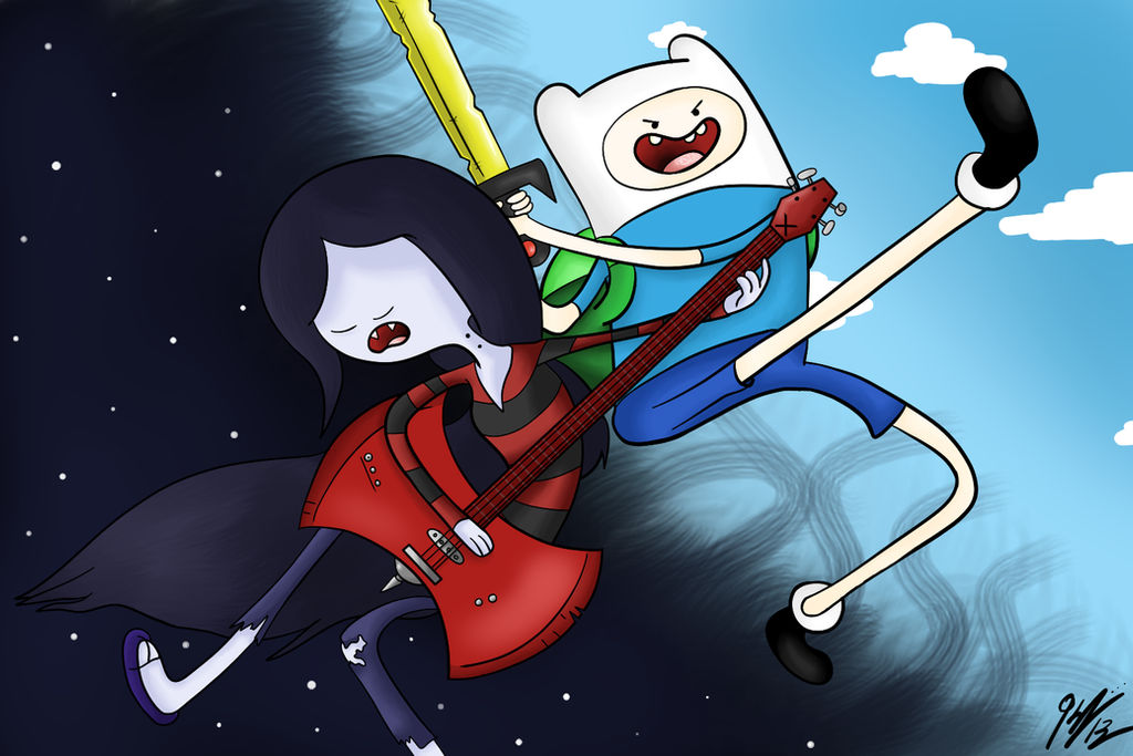 Finn and Marceline (Adventure Time) by KCampbell499 on DeviantArt