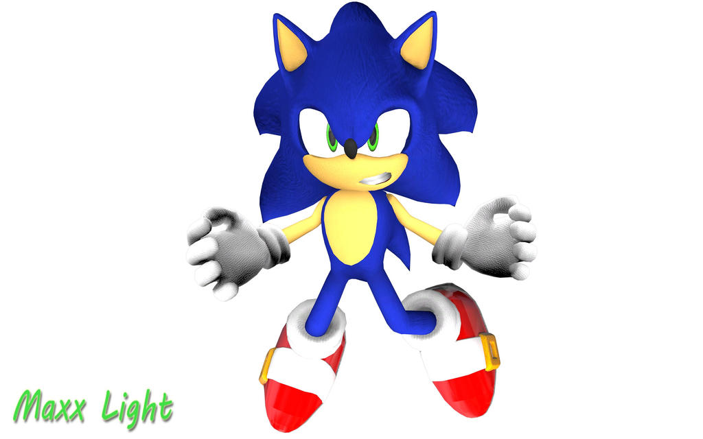 Evil Sonic The Hedgehog by MaxxLight on DeviantArt