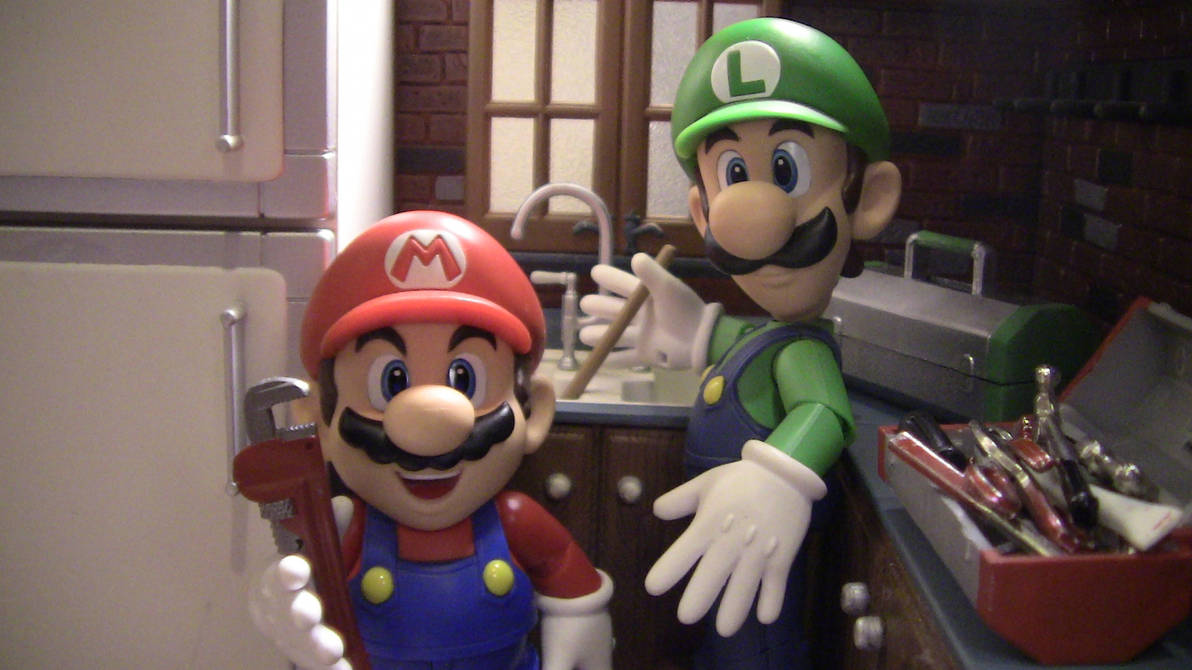 We're the Mario Bros and plumbing's our game by comandercool22 on ...