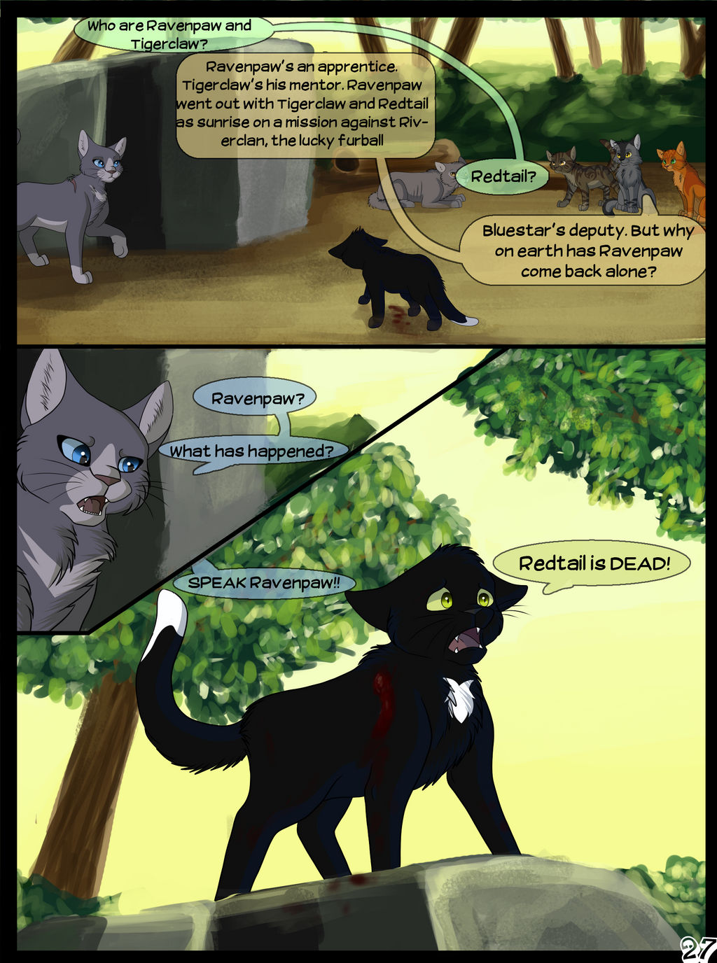 Warriors Into the Wild Page 27 by SassyHeart on DeviantArt
