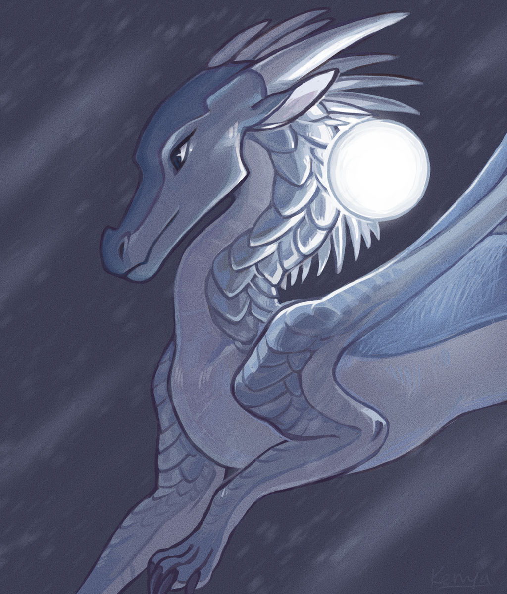 Icewing Rariy Icewing and her shiny orb by KenyaJoy on DeviantArt