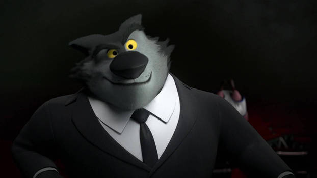The wolf in a work suit