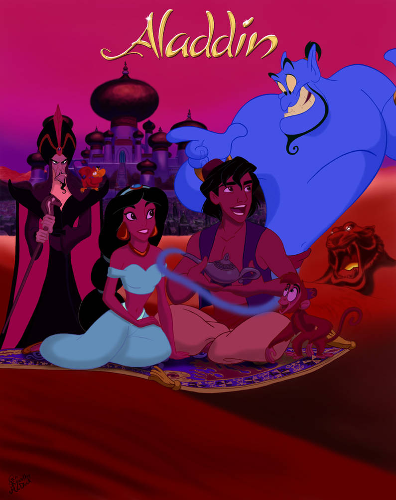 Aladdin Images Aladdin 1992 Poster by GinSkywalkerMcDuck on DeviantArt