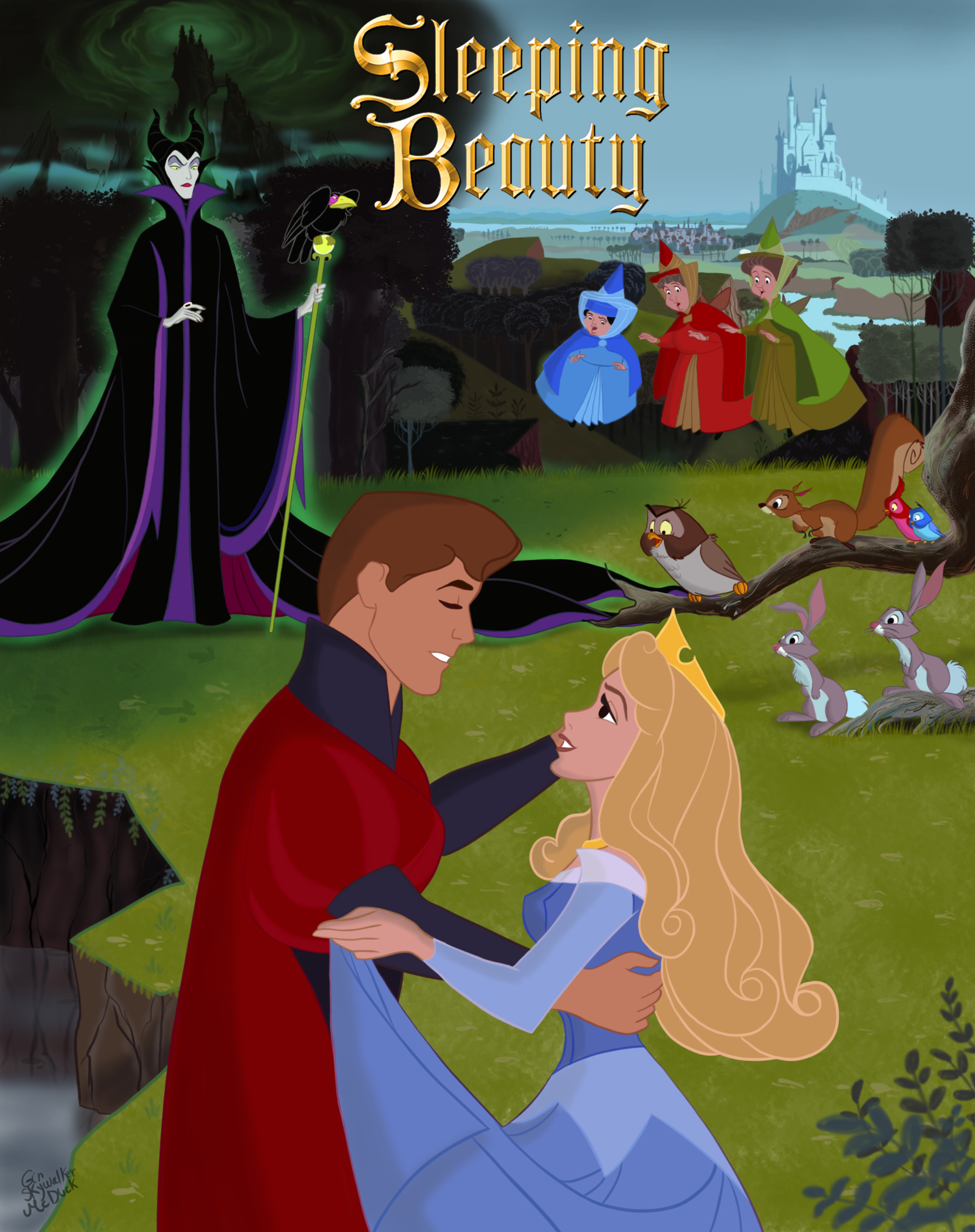 Deviantart Masterofsleep Sleeping Beauty Poster by GinSkywalkerMcDuck on DeviantArt
