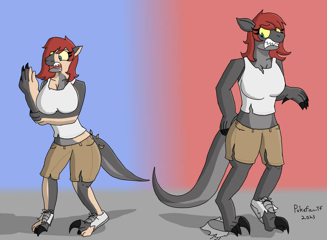 Small Raptor Tf (COM) Anthro Raptor TF by Pokefan-Tf on DeviantArt