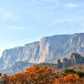 The part of Crimean mountains-Autumn