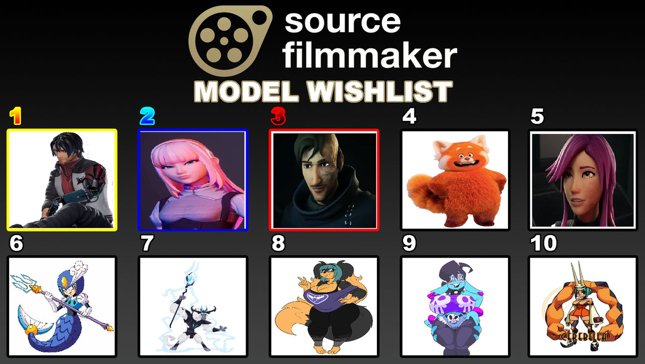 Sfmloli Model My Top 10 SFM Model Wishlist by SonicManV2 on DeviantArt