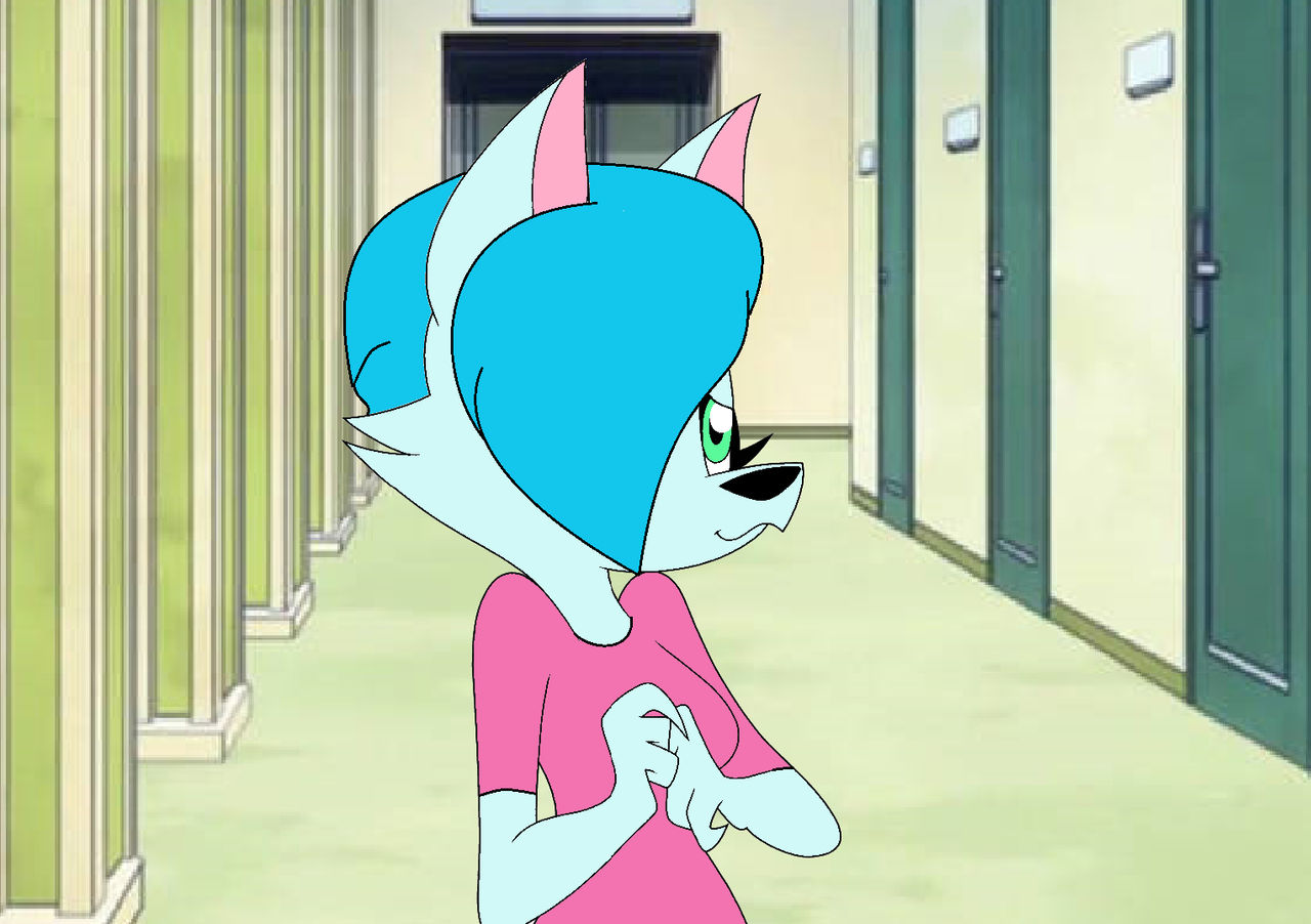 When you meet a Shy Wolf at School by SonicManV2 on DeviantArt