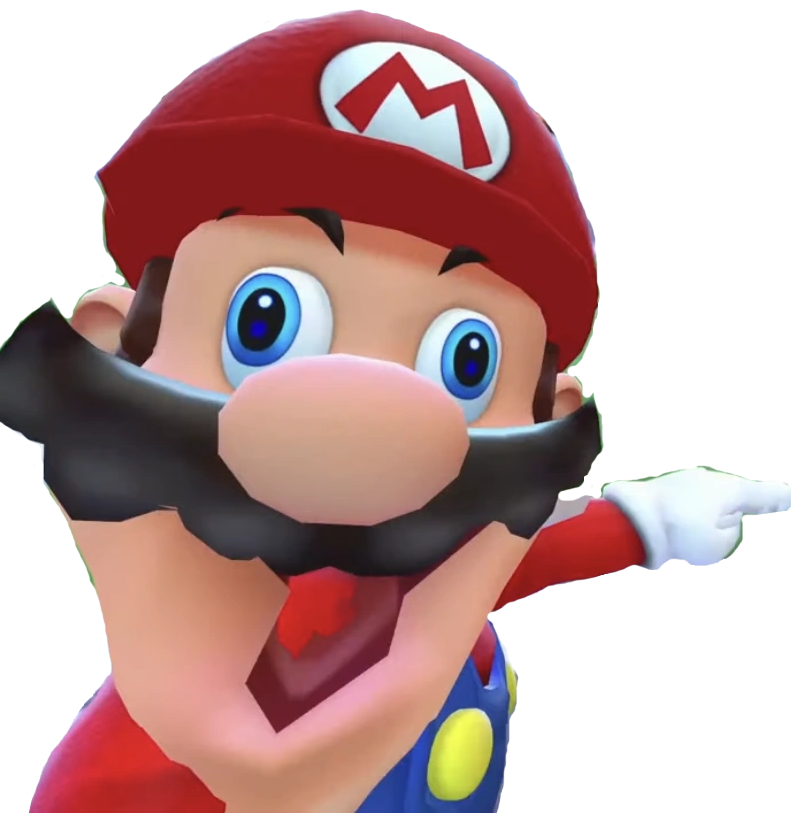 Mario Pointing Render by SonicManV2 on DeviantArt
