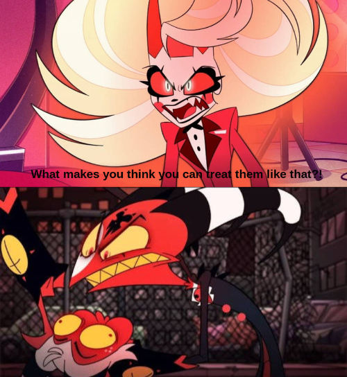Charlie Idea Deviantart Charlie stands up to Blitzo by SonicManV2 on DeviantArt